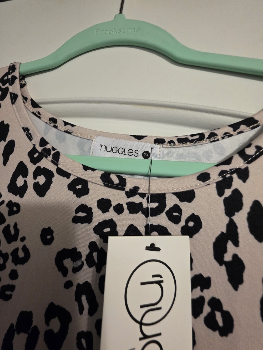Nuggles Leopard Midi Dress 2x - Picture 3 of 3